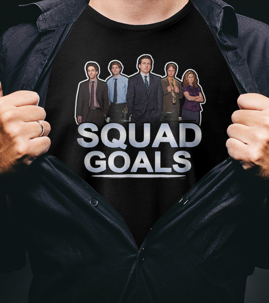 SQUAD GOALS The Office Cast Standing Together T-Shirt