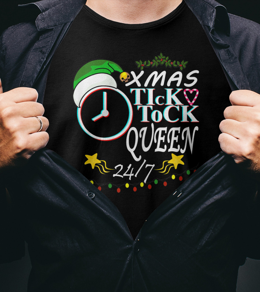 XMAS Tick Tock Queen 24/7 T-Shirt