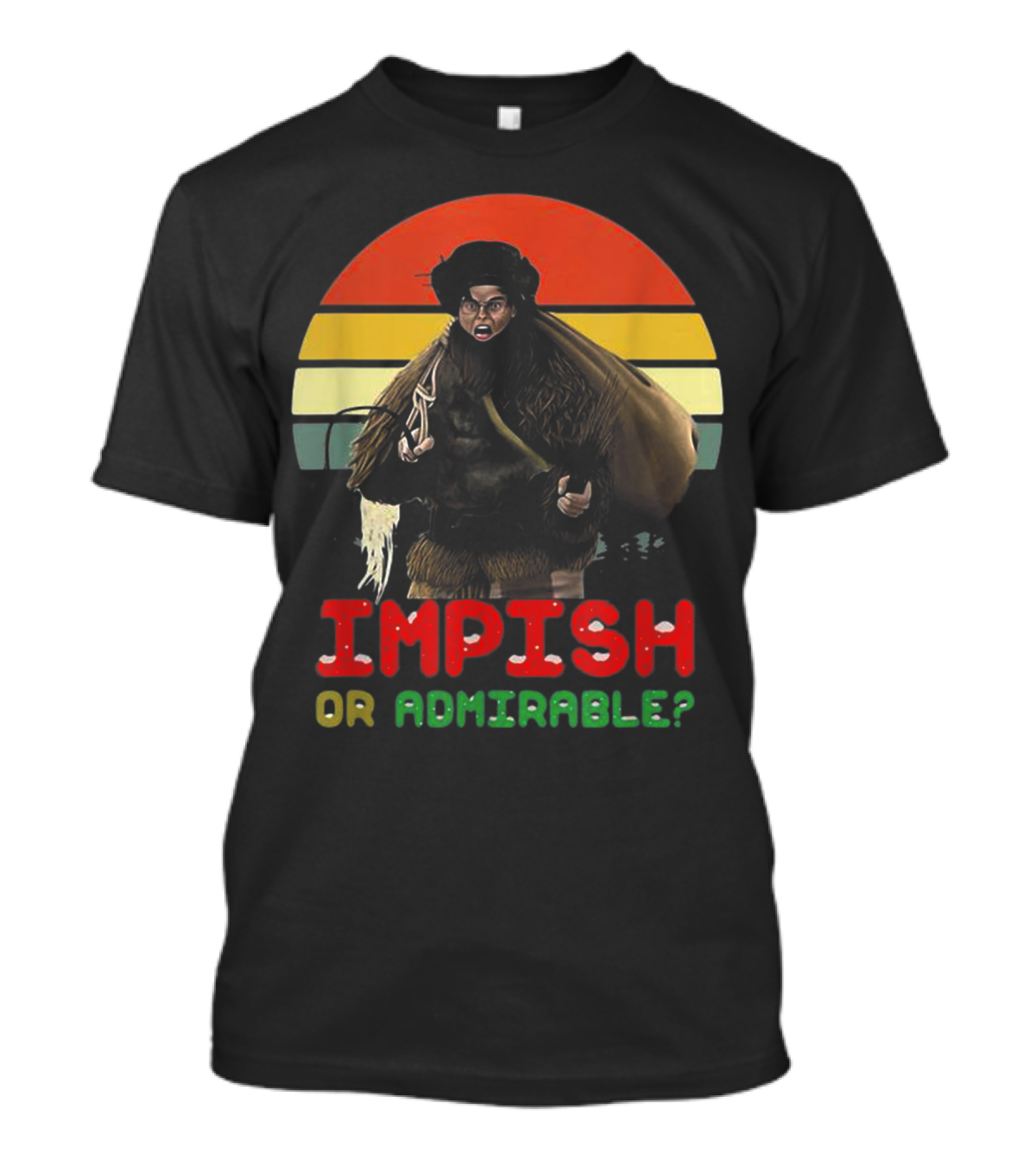 Impish Or Admirable Vintage Retro Sunset T-Shirt