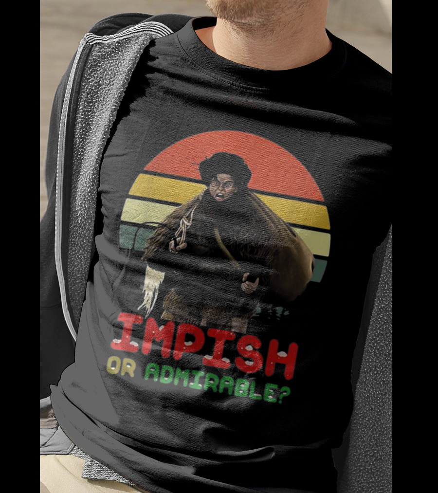 Impish Or Admirable Vintage Retro Sunset T-Shirt