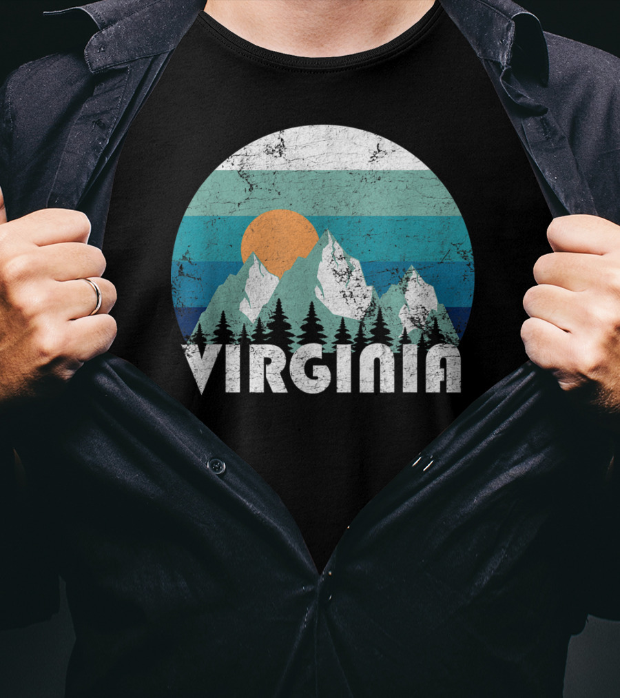 Virginia Mountains Sunset T-Shirt