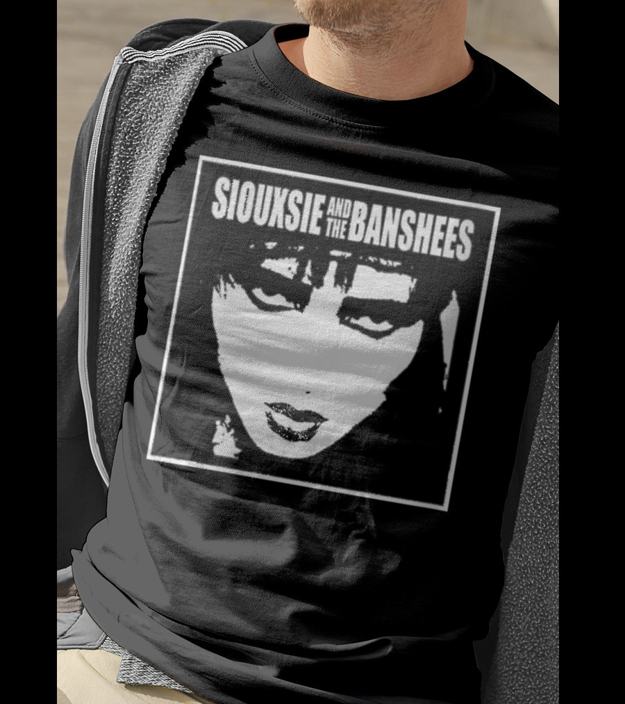 Siouxsie And The Banshees Siouxsie Monochrome Face T-Shirt