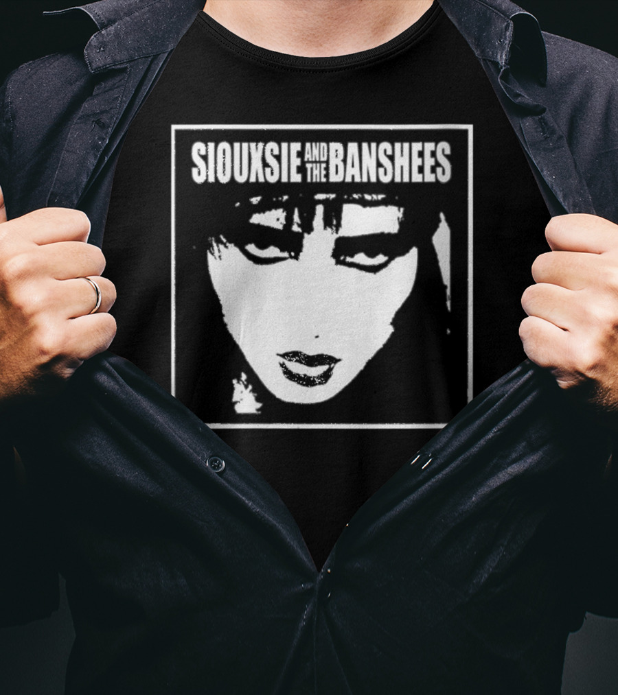 Siouxsie And The Banshees Siouxsie Monochrome Face T-Shirt