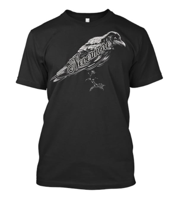 Edgar Allan Poe Nevermore Raven T-Shirt
