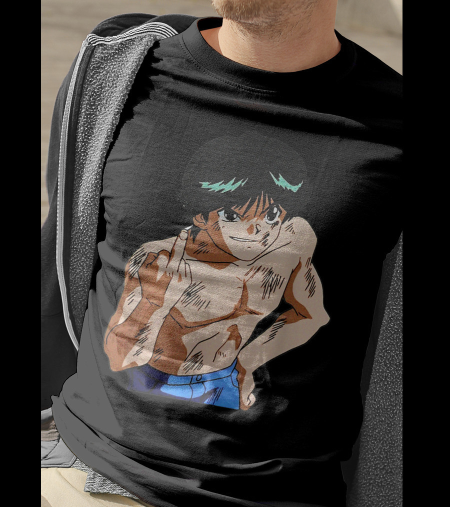 Yusuke Urameshi From Yuyu Hakusho Anime Classics T-Shirt