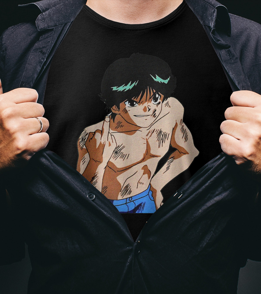Yusuke Urameshi From Yuyu Hakusho Anime Classics T-Shirt