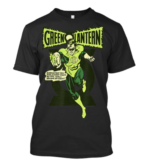 In Brightest Day In Blackest Night Green Lantern Oath T-Shirt