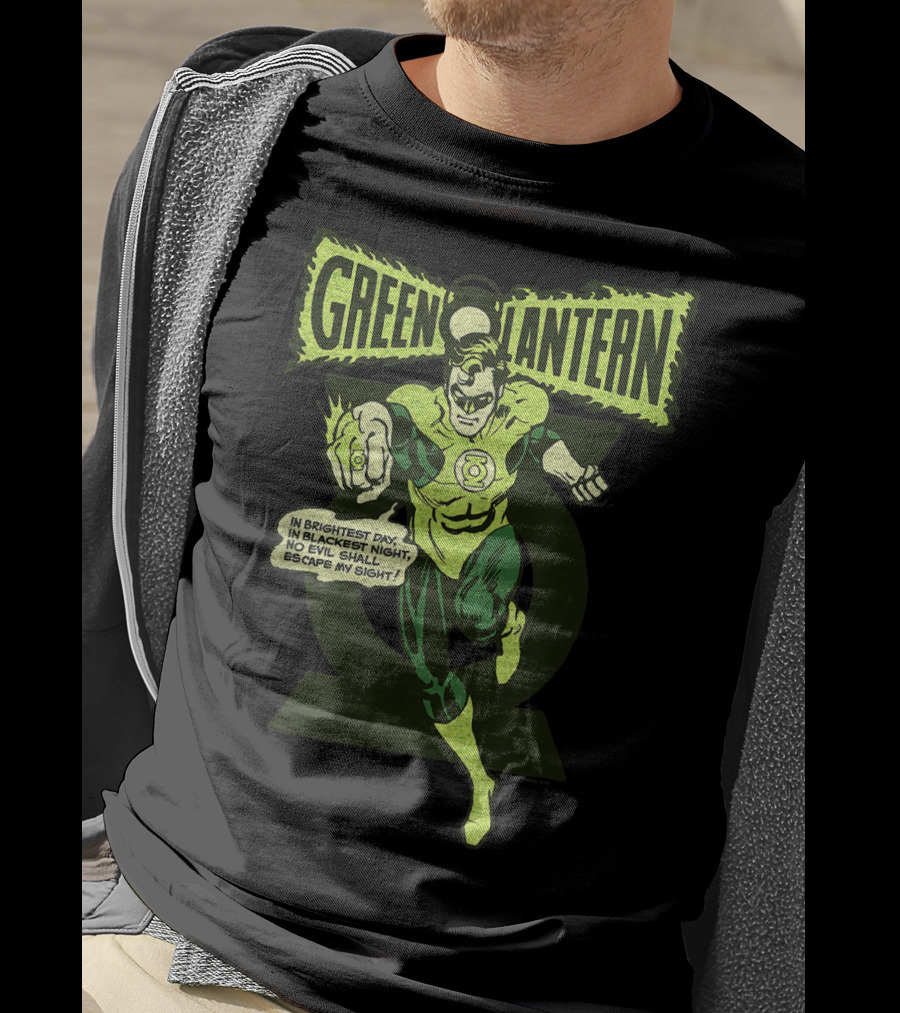 In Brightest Day In Blackest Night Green Lantern Oath T-Shirt