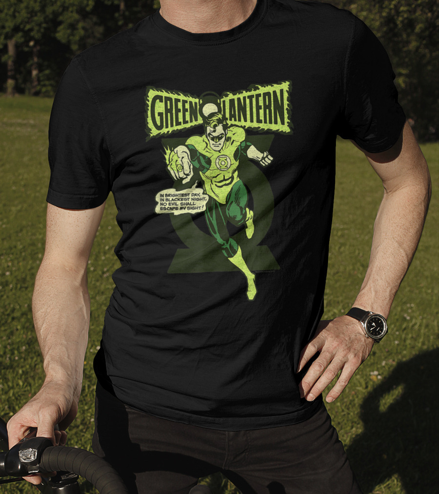 In Brightest Day In Blackest Night Green Lantern Oath T-Shirt