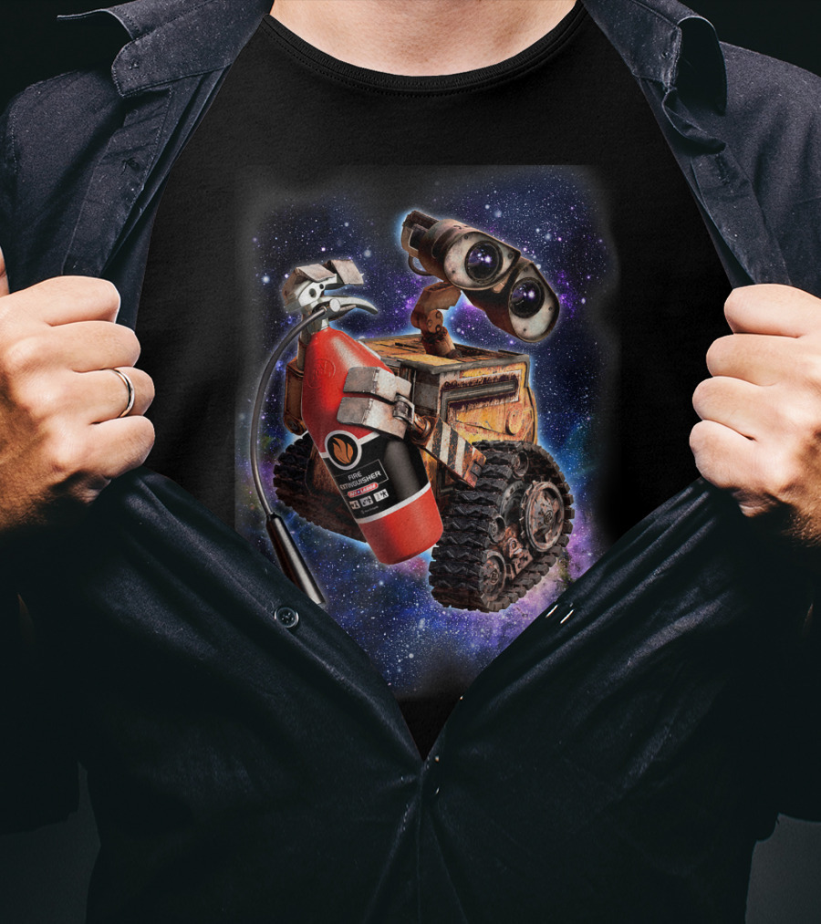 WALL-E Fire Extinguisher Adventure In Space T-Shirt