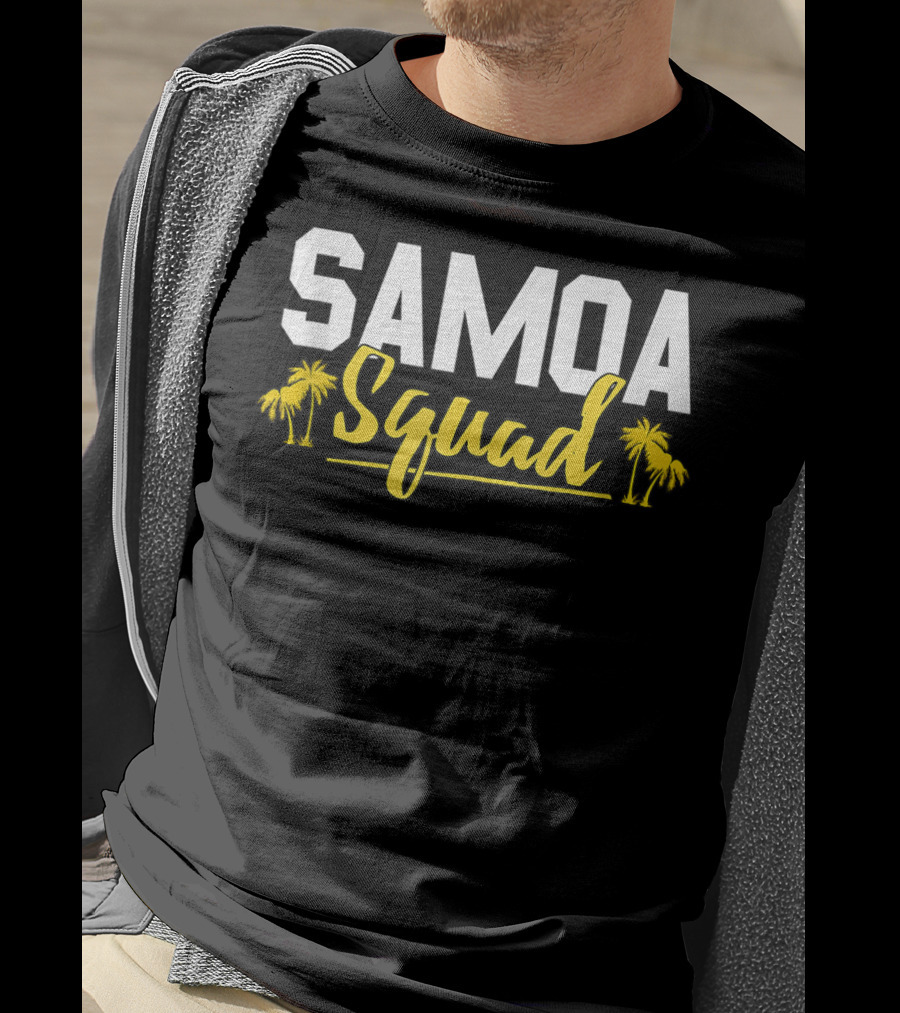 Samoa Squad American Samoan Samoa Palm Trees T-Shirt