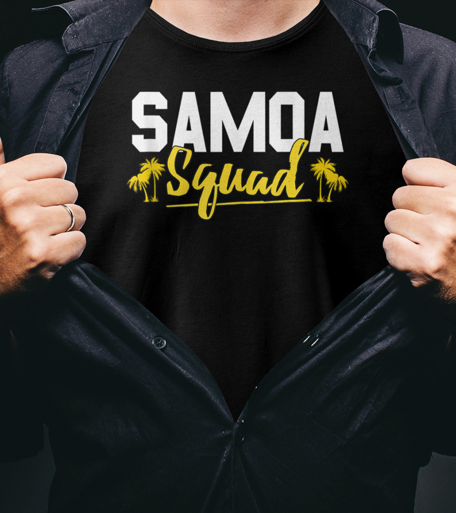 Samoa Squad American Samoan Samoa Palm Trees T-Shirt