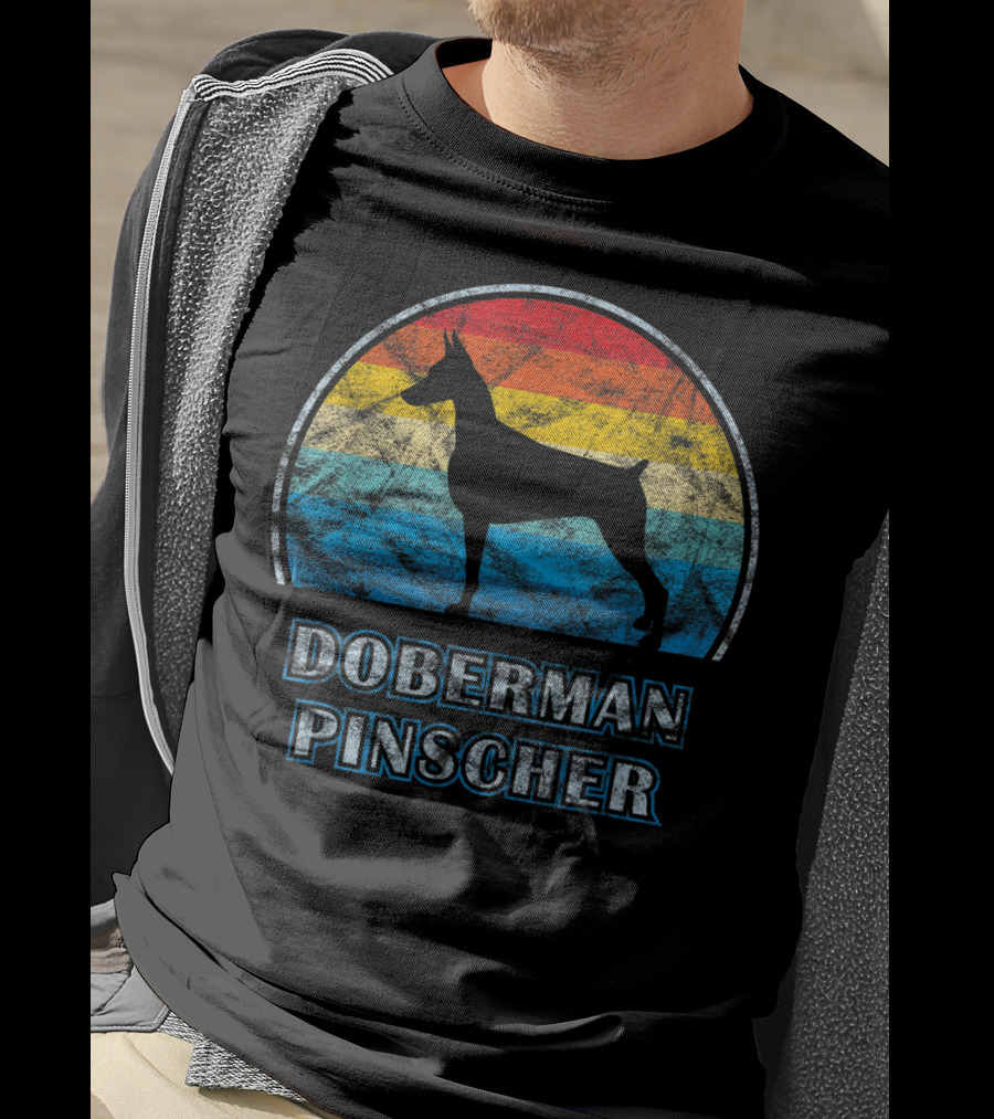 Doberman Pinscher Vintage Retro T-Shirt