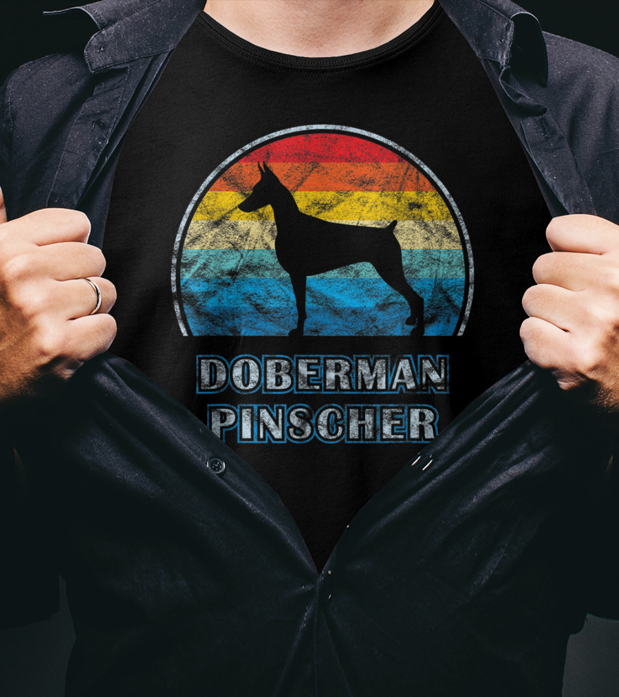 Doberman Pinscher Vintage Retro T-Shirt