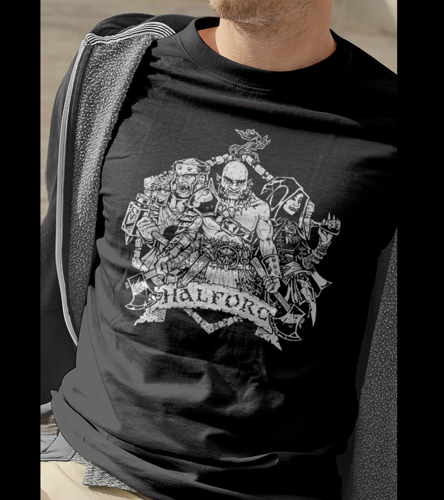 Halforc Fantasy RPG Characters T-Shirt