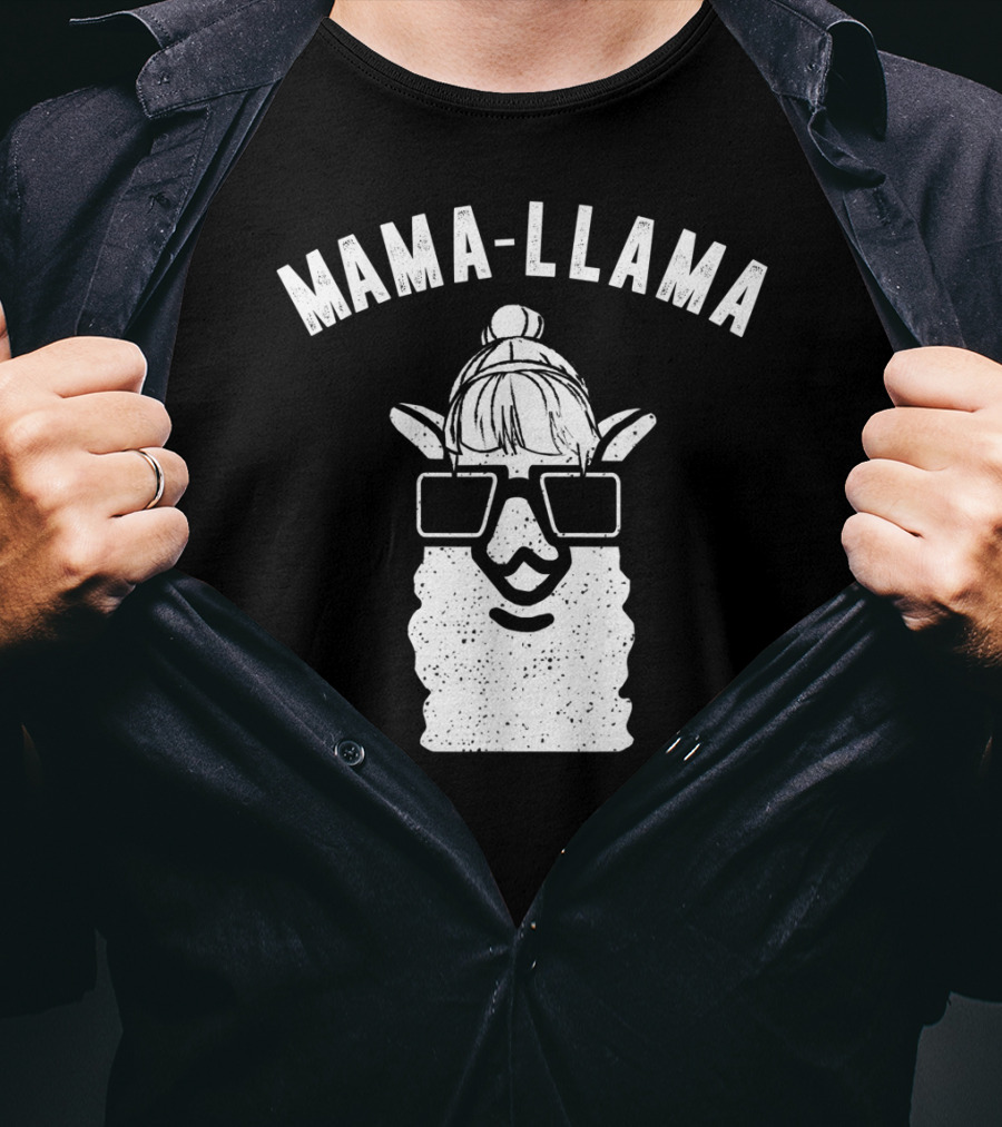 Mama-Llama Funny Llama Apparel Awesome Alpaca T-Shirt