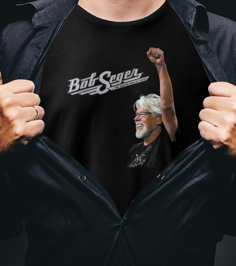Bob Seger And The Silver Bullet Band Raised Arm T-Shirt