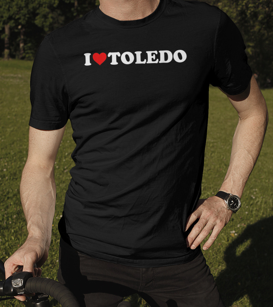 I Heart Toledo Text T-Shirt