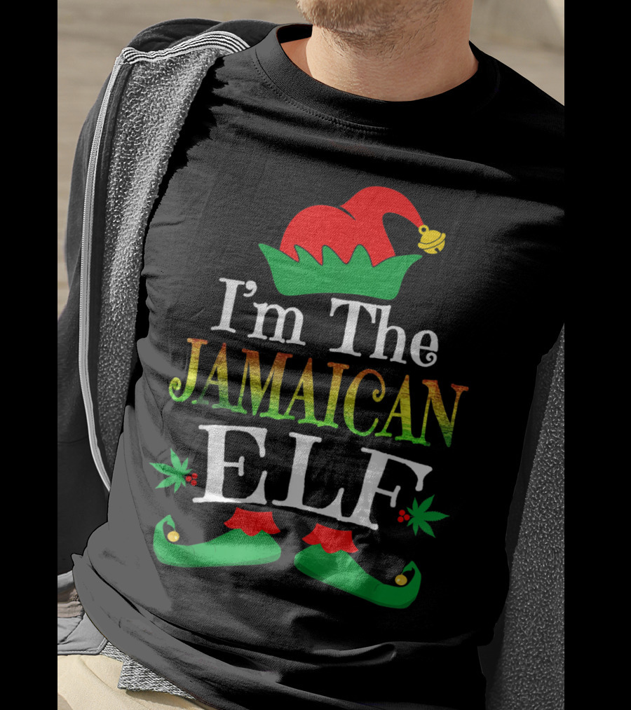 I'm The Jamaican Elf Weed Humor T-Shirt