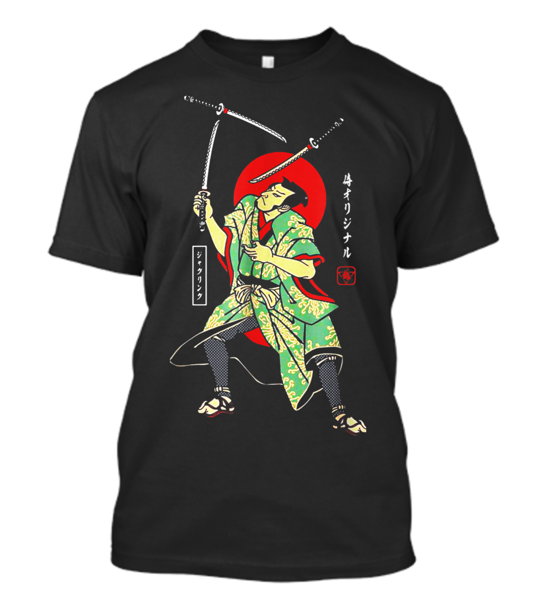 Juggling Samurai Original Japanese Warrior T-Shirt