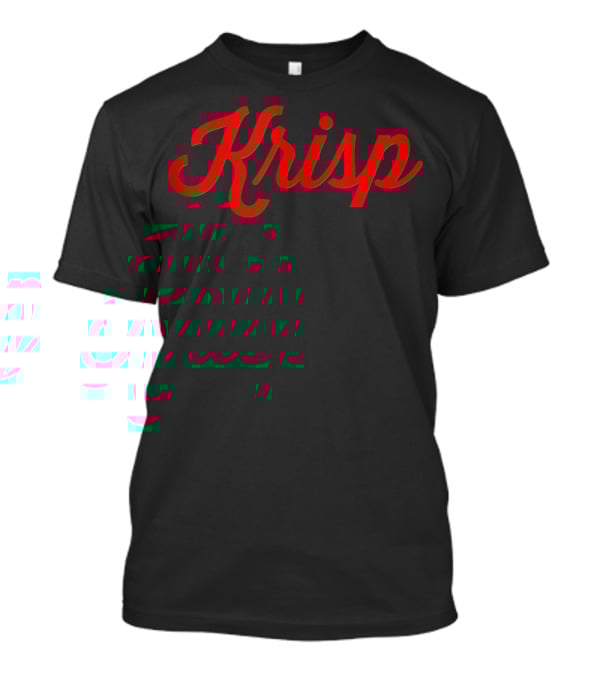 Krisp Red Typography Er Red T-Shirt