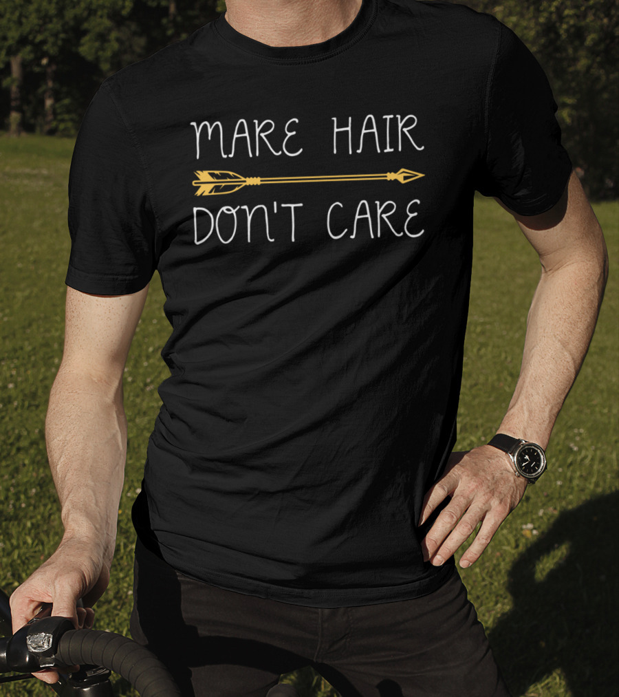 Mare Hair Don't Care Arrow Horse Kids Owner T-Shirt