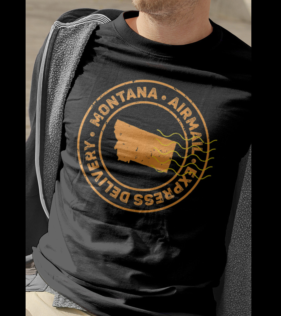 Montana Airmail Express Delivery T-Shirt