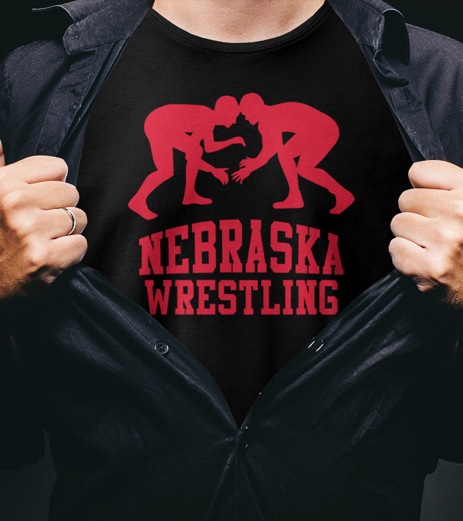 Nebraska Wrestling Red Grapplers T-Shirt