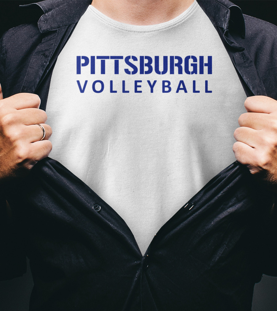 Pittsburgh Volleyball Block T-Shirt