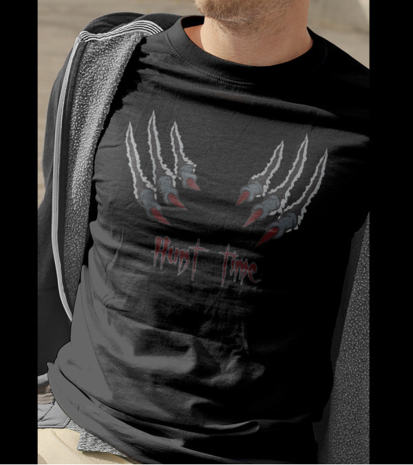 Dolce D Halloween Hunt Time Claw Scratch Marks T-Shirt