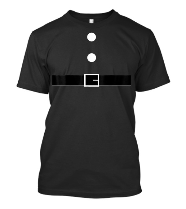 Dwarf Halloween Easy Group Costume Belt And Buttons T-Shirt