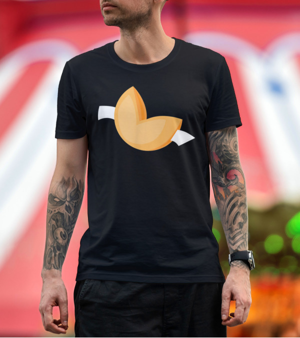Premium T-Shirt: Fortune Cookie Symbol with Hidden Message T-Shirt Fortune Cookie Symbol with Hidden Message T-Shirt
