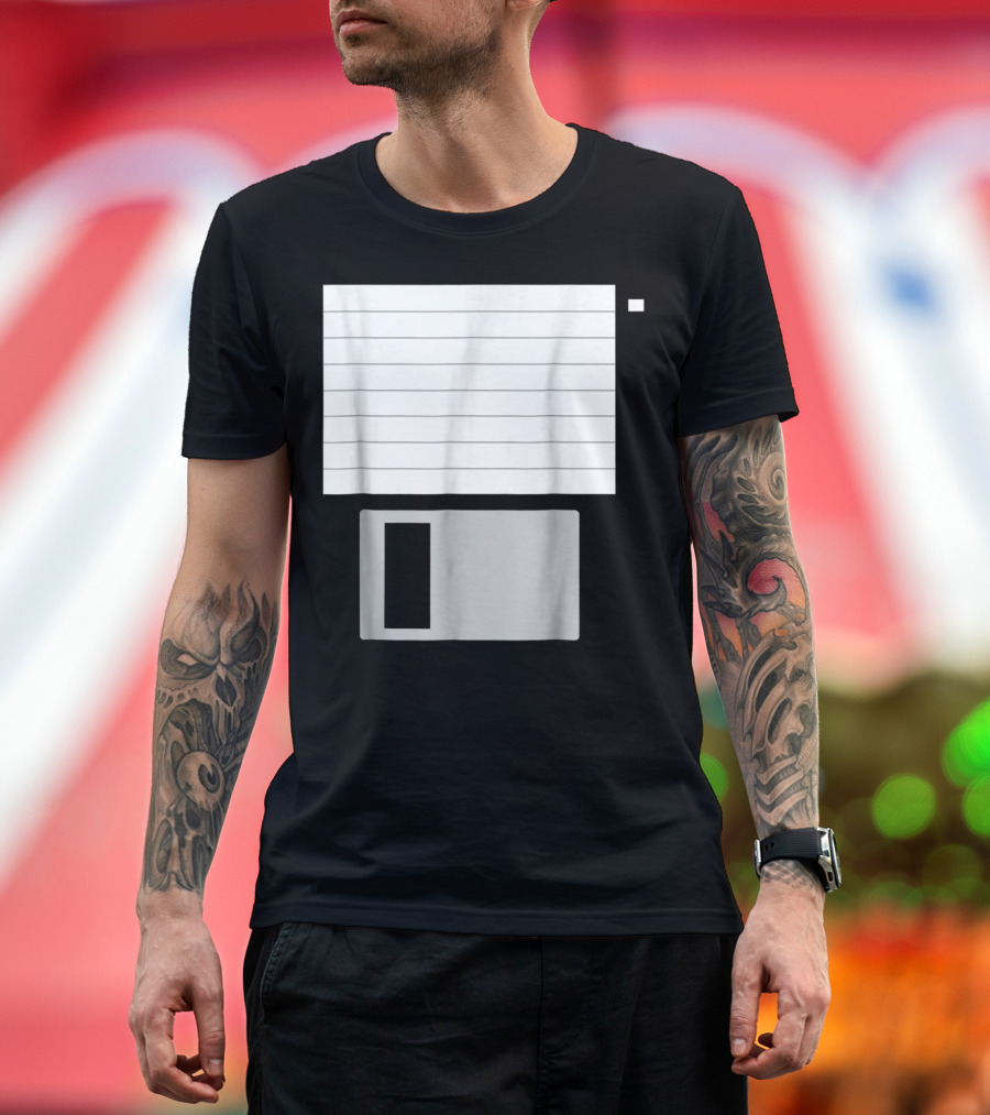 Funny Floppy Disk Vintage Nostalgia T-Shirt