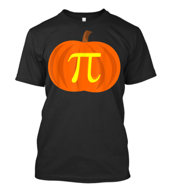 Funny Pumpkin Pi Math Pun Halloween Geek Nerd T-Shirt