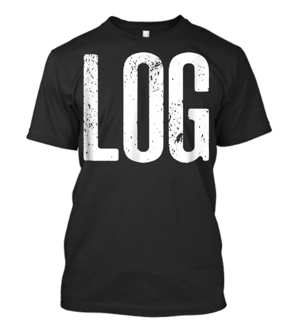 Funny Halloween Beaver Meme Log T-Shirt