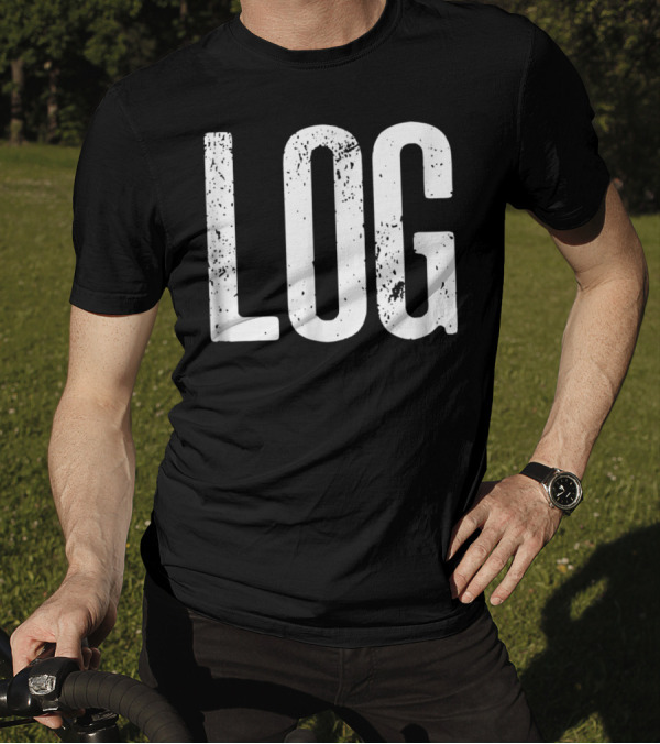 Funny Halloween Beaver Meme Log T-Shirt