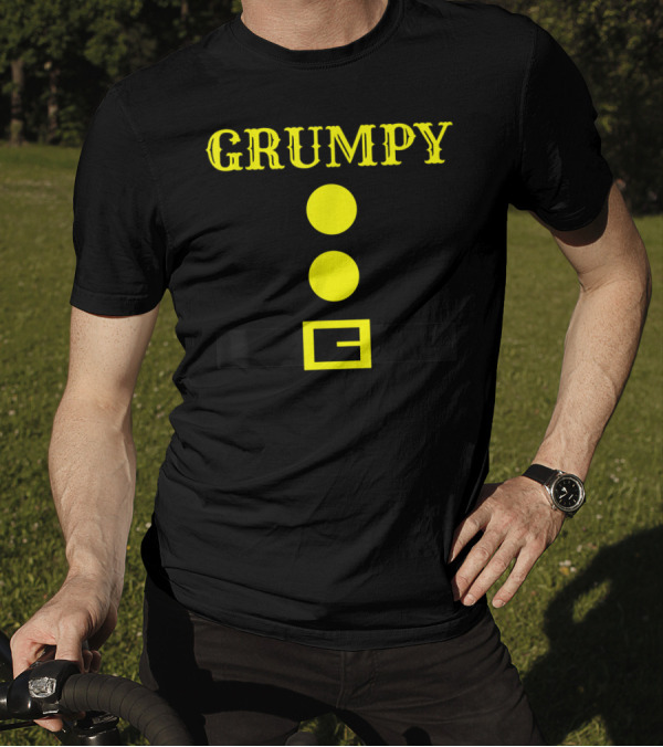 Grumpy Dwarf Halloween Costume Grumpy Dwarf Grumpy Shirt Belt Buttons T-Shirt