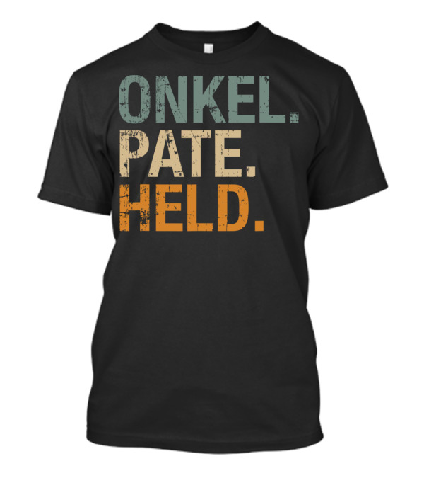 Herren Onkel Pate Held Geschenk Für Taufpate Vintage Style Retro Look T-Shirt