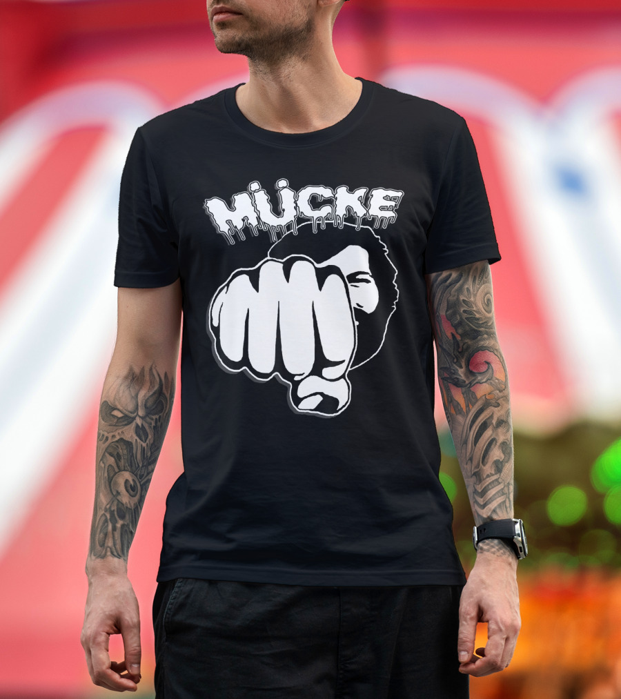 Mücke Motiv Sie Nannten Ihn Mücke 63 Bulldozer Fist T-Shirt