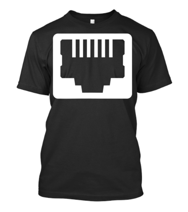 Ethernet Network System Admin RJ45 Connector T-Shirt