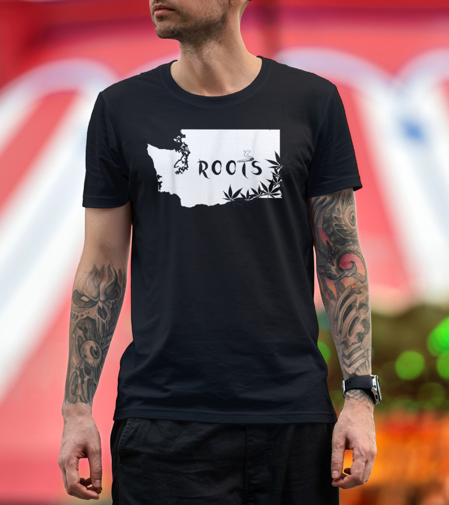 Washington State Cannabis Roots T-Shirt