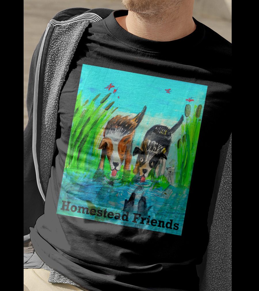 Homestead Friends Adorable Animals On The Homestead T-Shirt