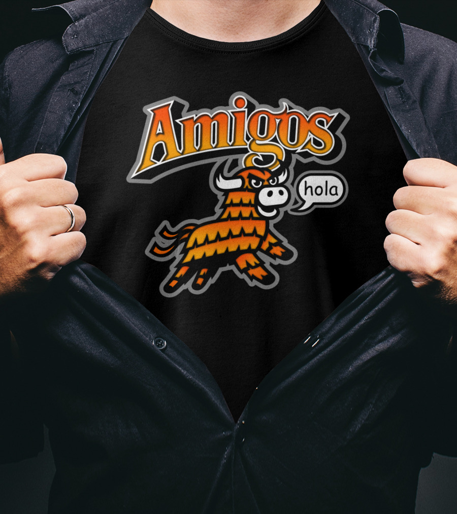 Amigos Hola Pinata Softball T-Shirt