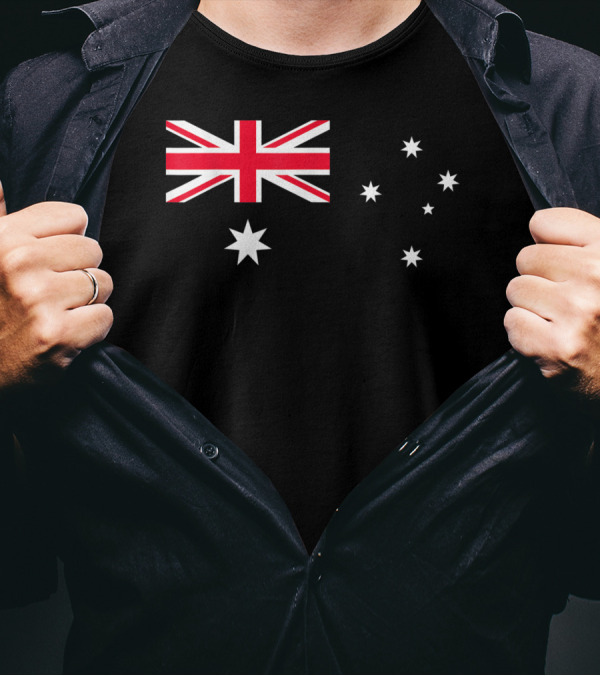 Australia Flag Aussie Flags For Australian Pride T-Shirt