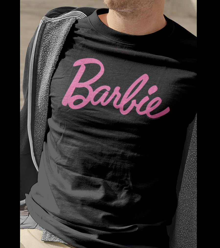 Barbie Pink Logo Script T-Shirt