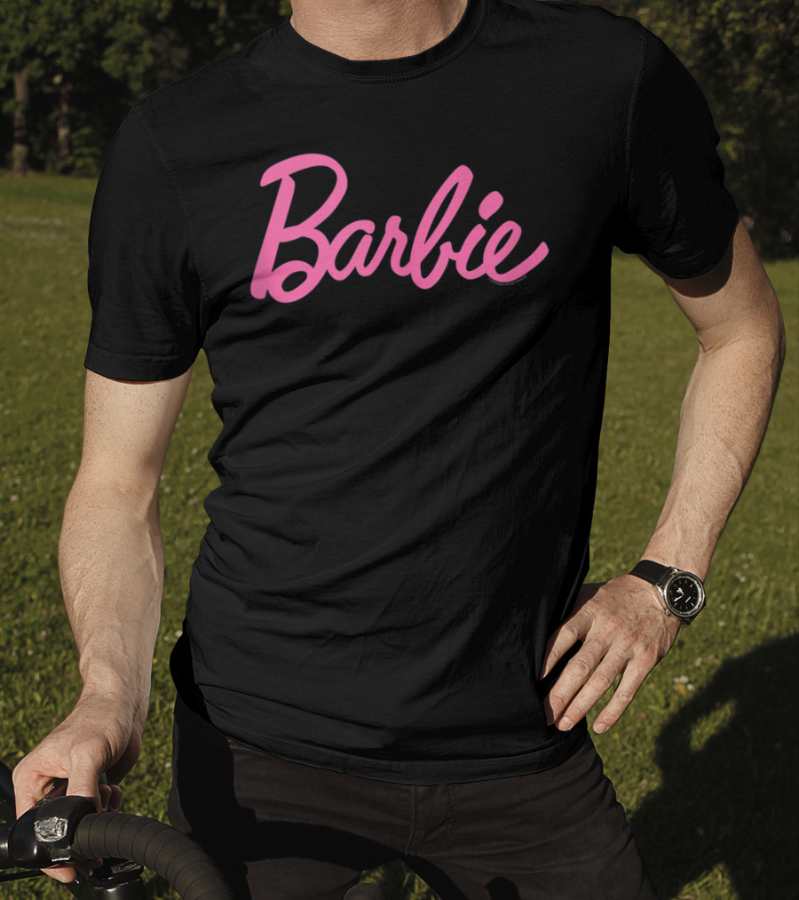 Barbie Pink Logo Script T-Shirt