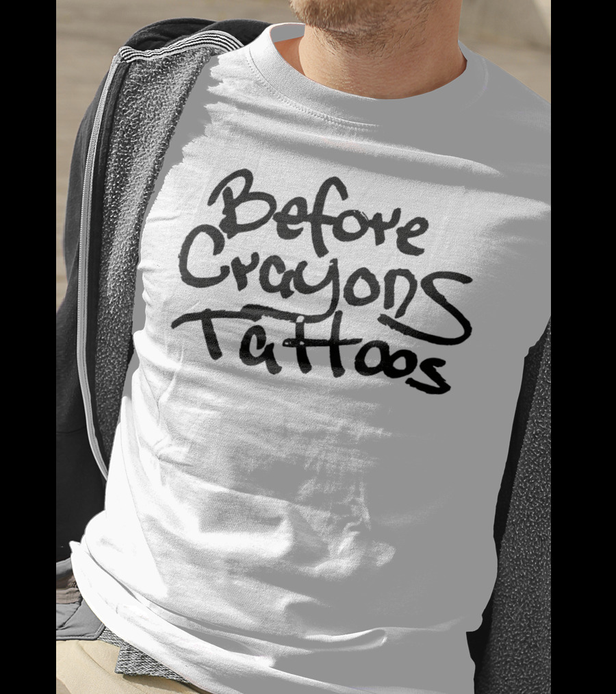 Before Crayons Tattoos WWII Retro T-Shirt