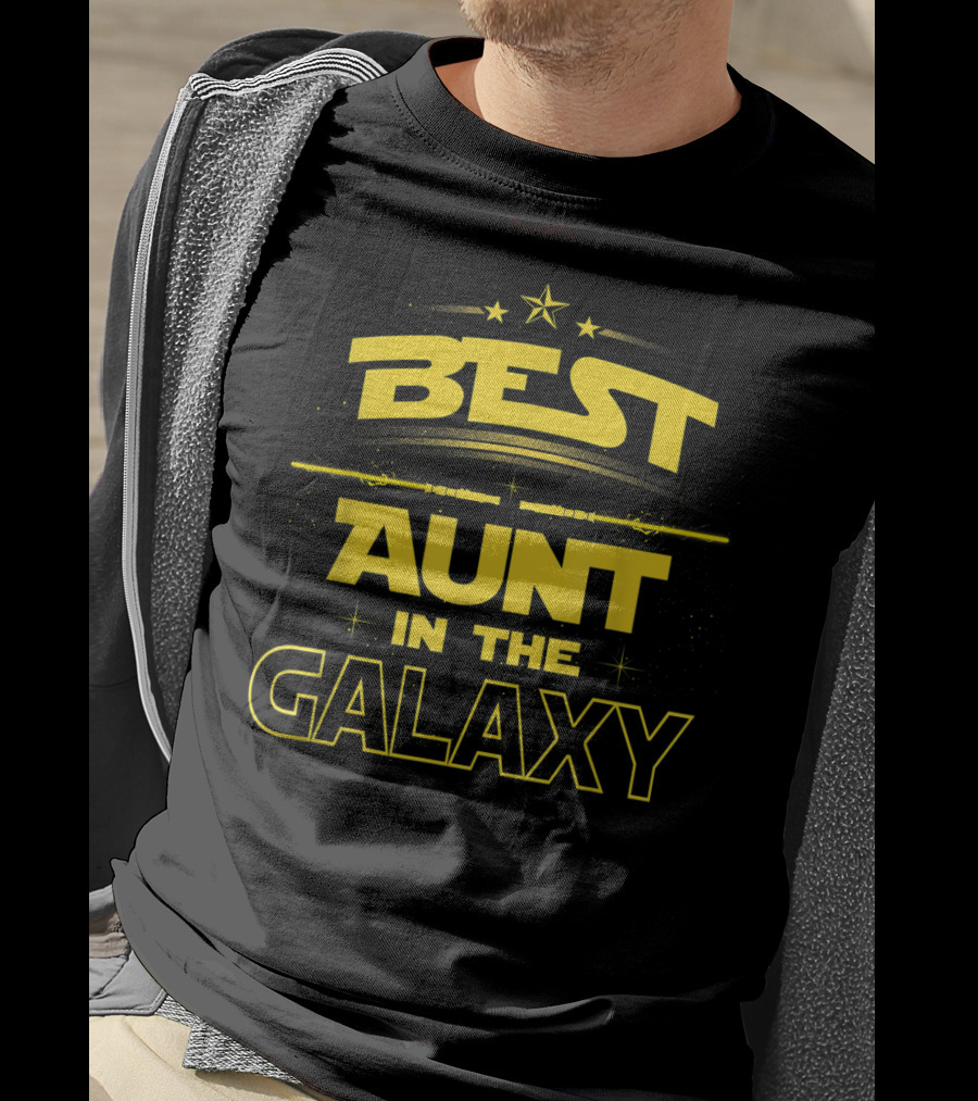 Best Aunt In The Galaxy Star Wars Inspired Mother's Day Gift T-Shirt