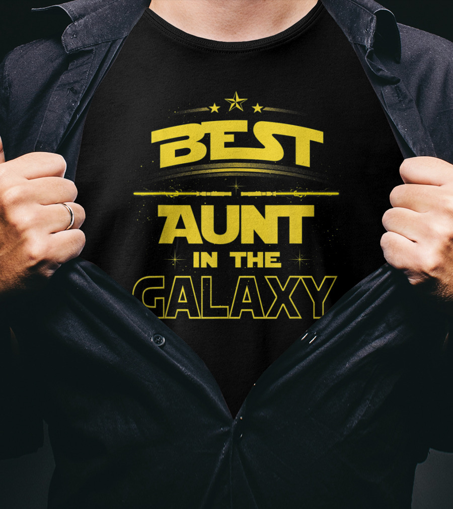 Best Aunt In The Galaxy Star Wars Inspired Mother's Day Gift T-Shirt