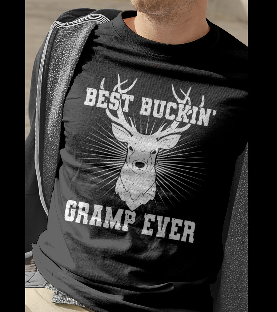 Best Buckin' Gramp Ever Deer Hunting Lover T-Shirt